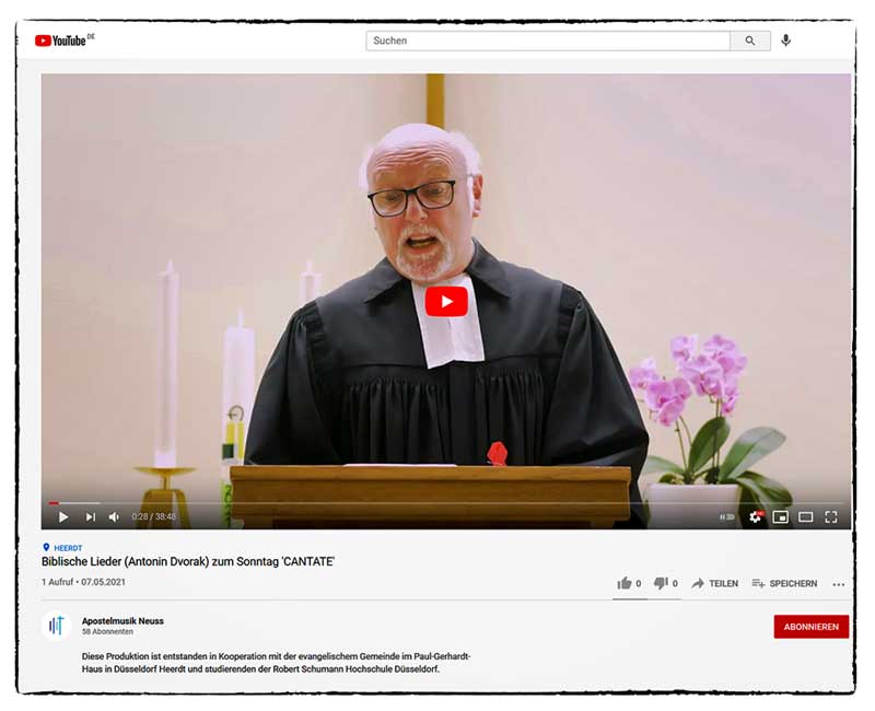 2021 05 Cantate YouTube